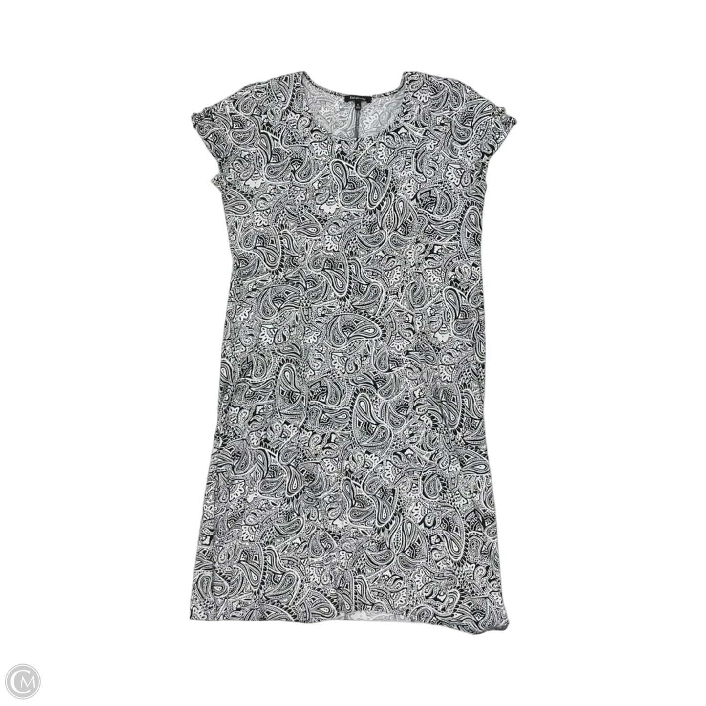 Dress Casual Maxi By Relativity In Black & White, Size: Xl