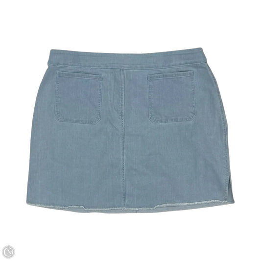 Skirt Mini & Short By Ruby Rd In Blue Denim, Size: 16