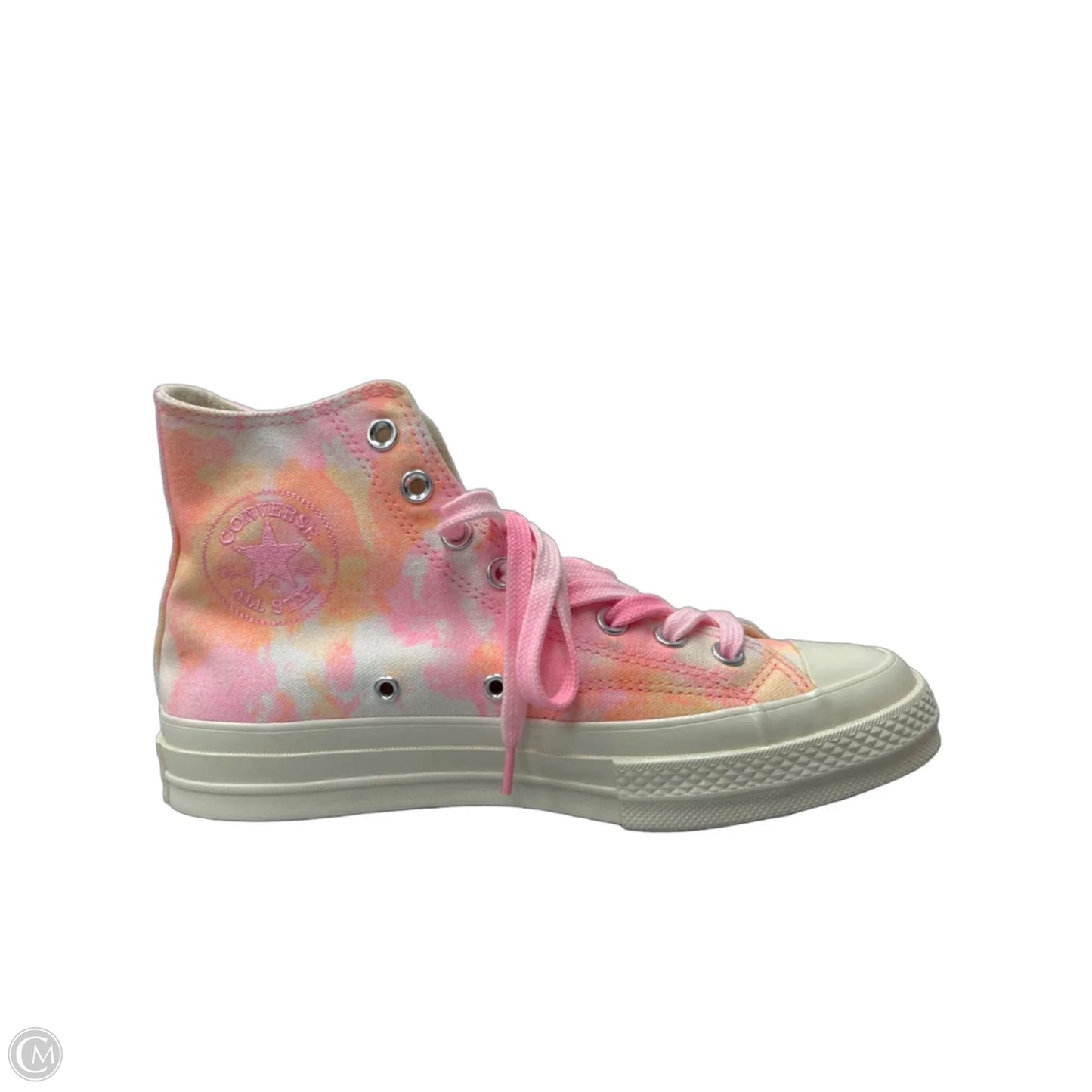 Shoes Sneakers By Converse In Orange & Pink, Size: 9