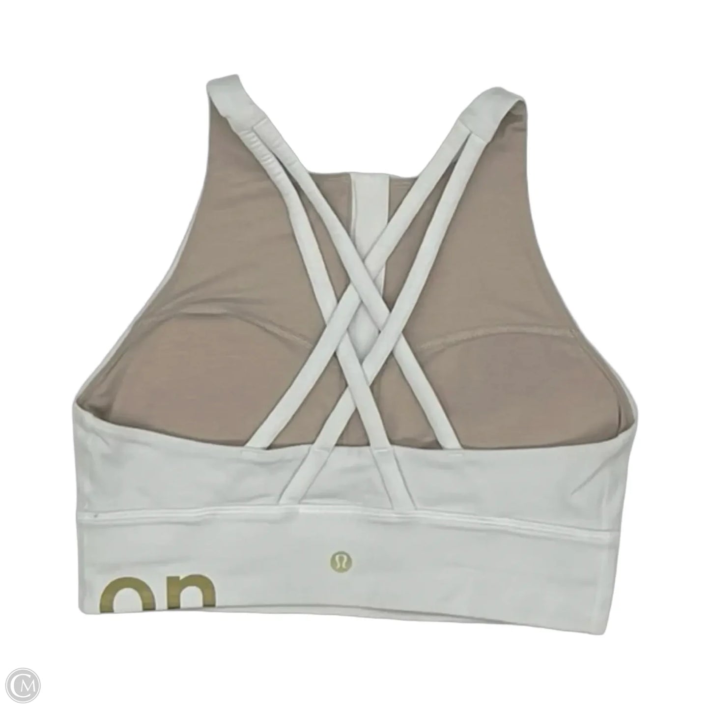 Athletic Bra By Lululemon In White, Size: S