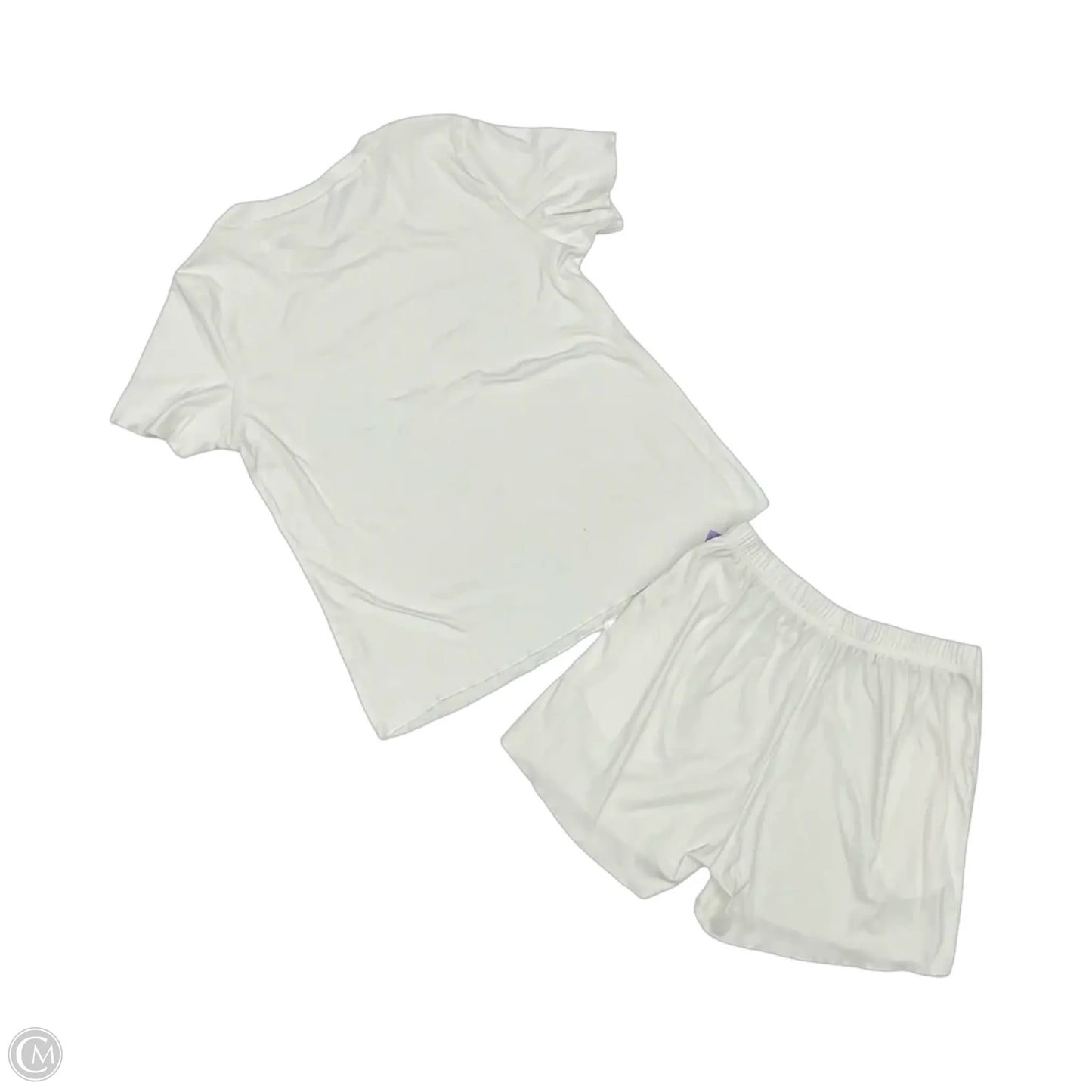 Lounge Set Shorts By Ekouaer In White, Size: M