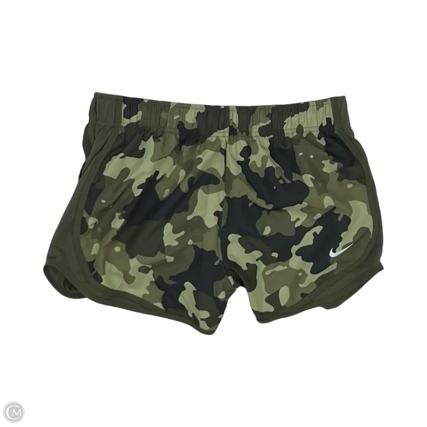 Athletic Shorts By Nike In Green, Size: M
