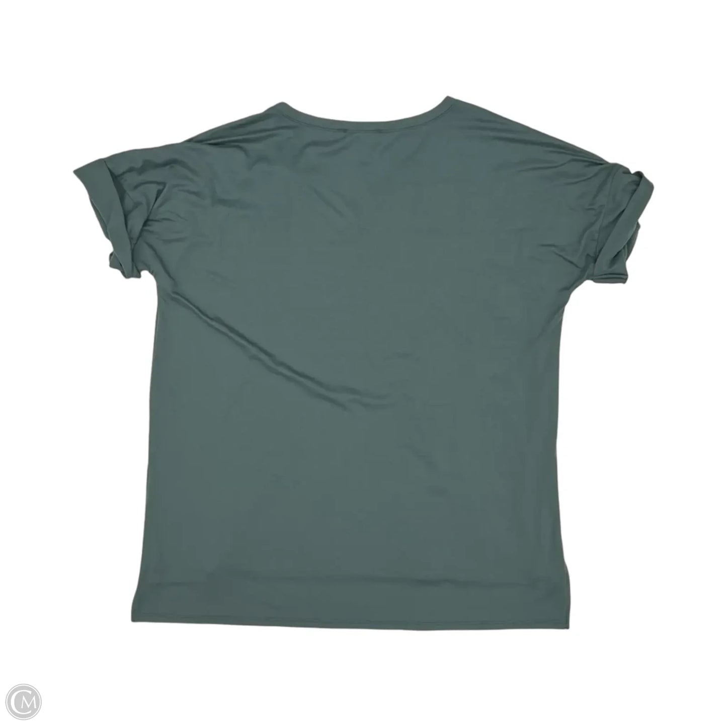 Tunic Short Sleeve By Zenana In Green, Size: L