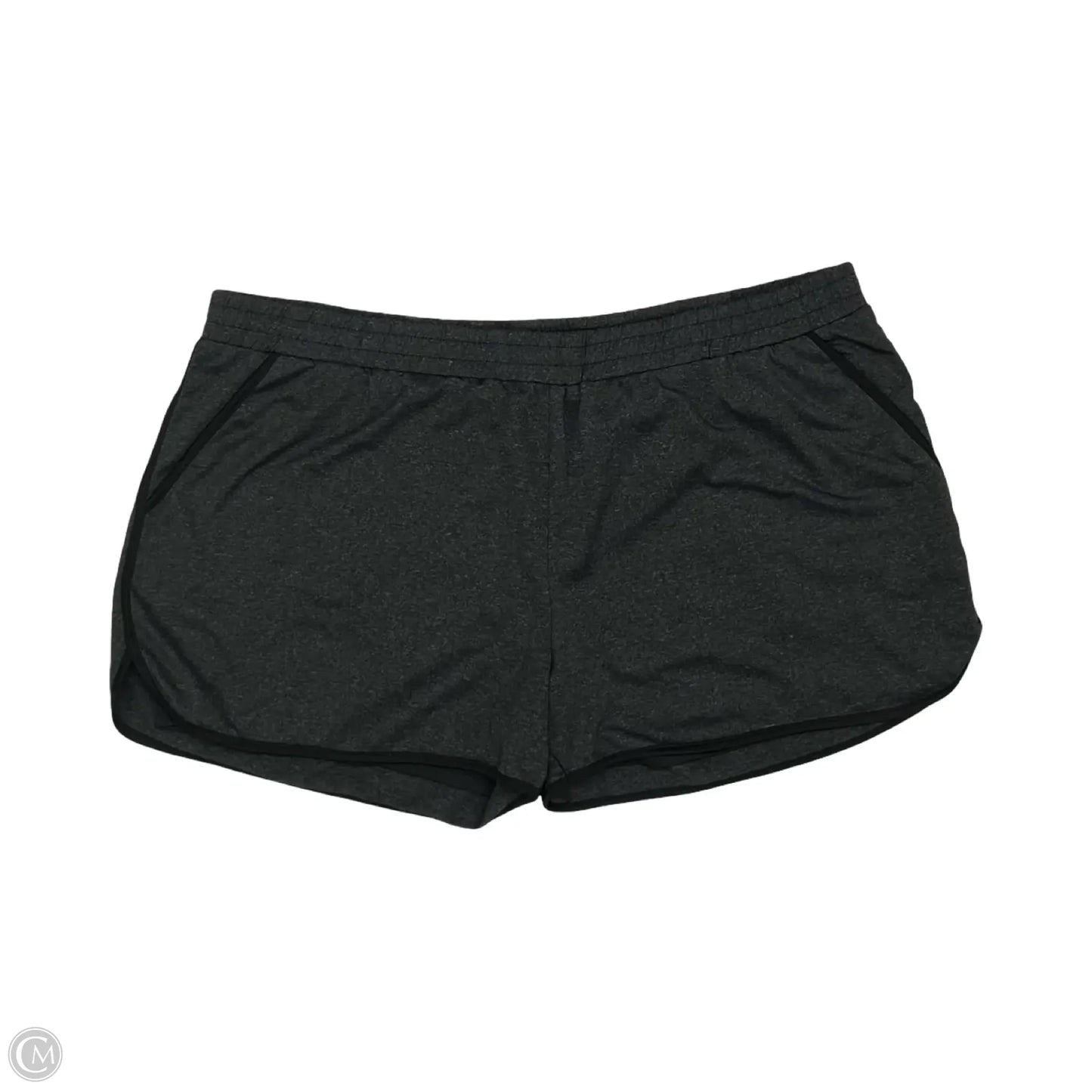 Athletic Shorts By Clothes Mentor In Grey, Size: 3x