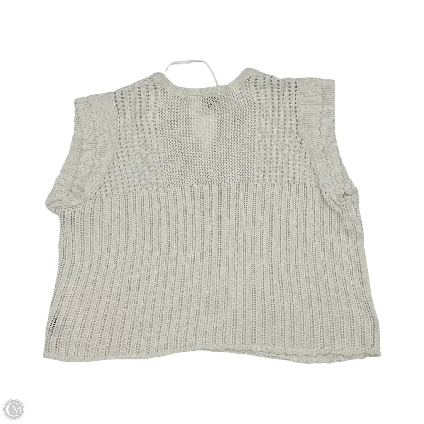 Sweater Short Sleeve By Torrid In White, Size: 3x