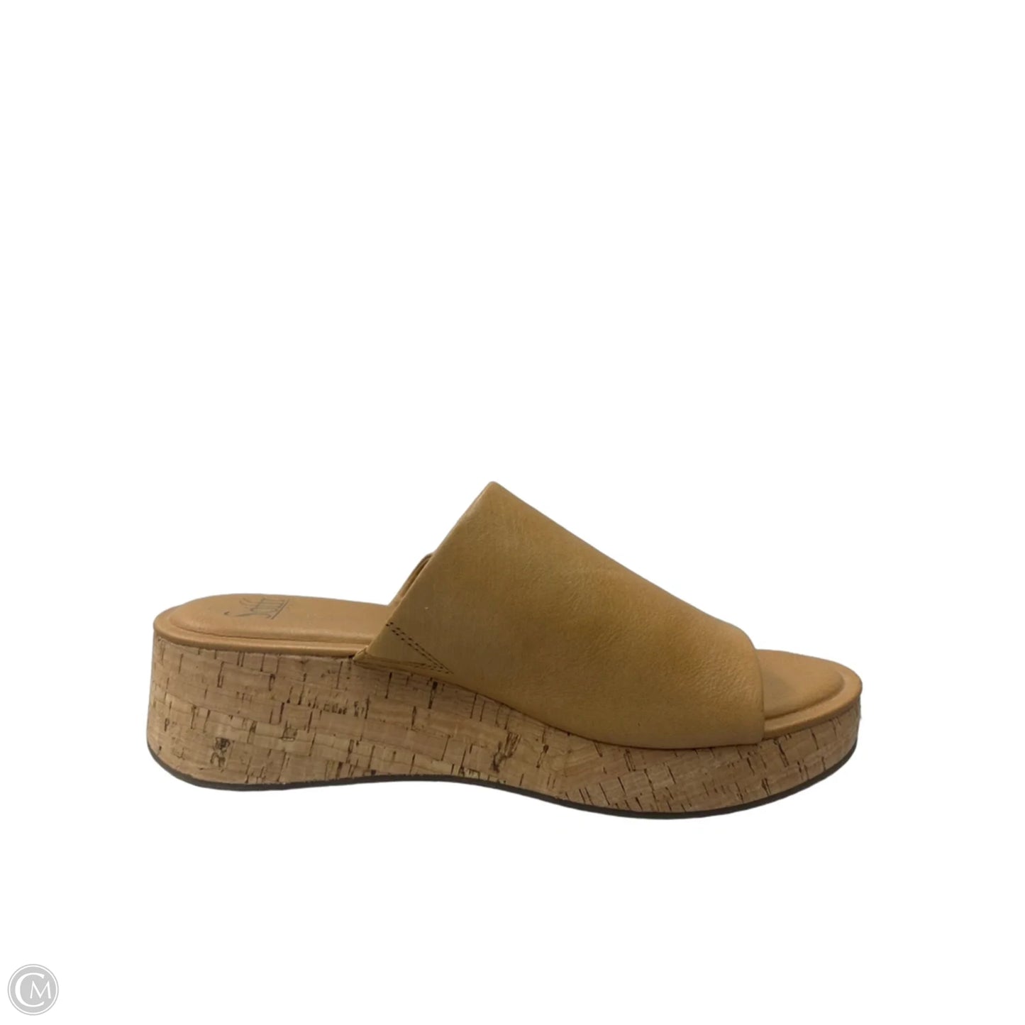 Sandals Heels Platform By Sofft In Tan, Size: 9