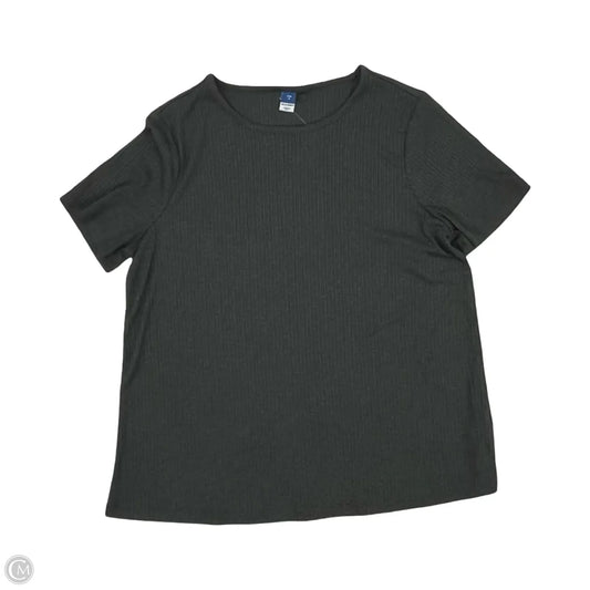 Top Short Sleeve By Old Navy In Grey, Size: M