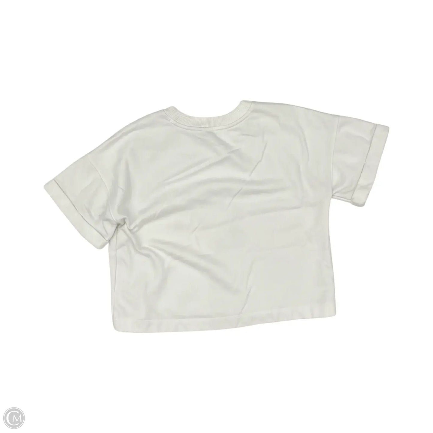 Top Short Sleeve By Ann Taylor In White, Size: S