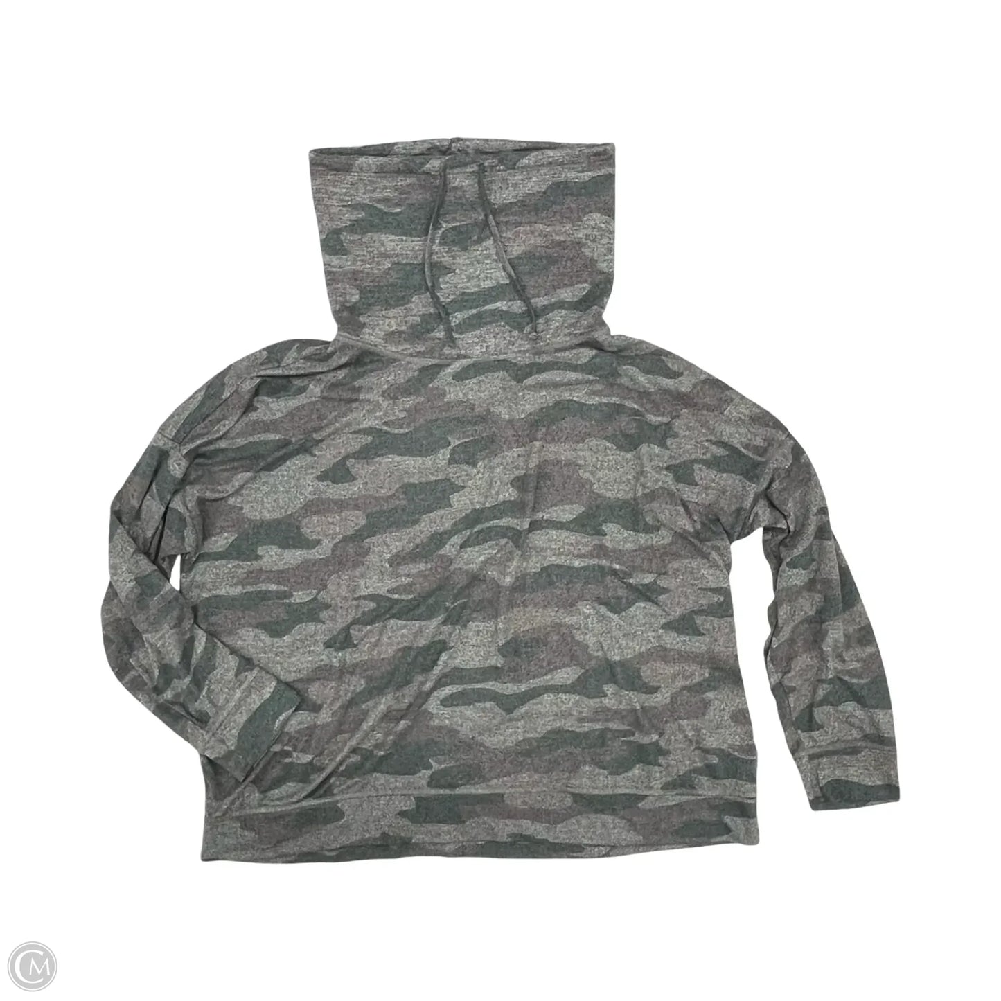 Sweatshirt Collar By Maurices In Camouflage Print, Size: 2x