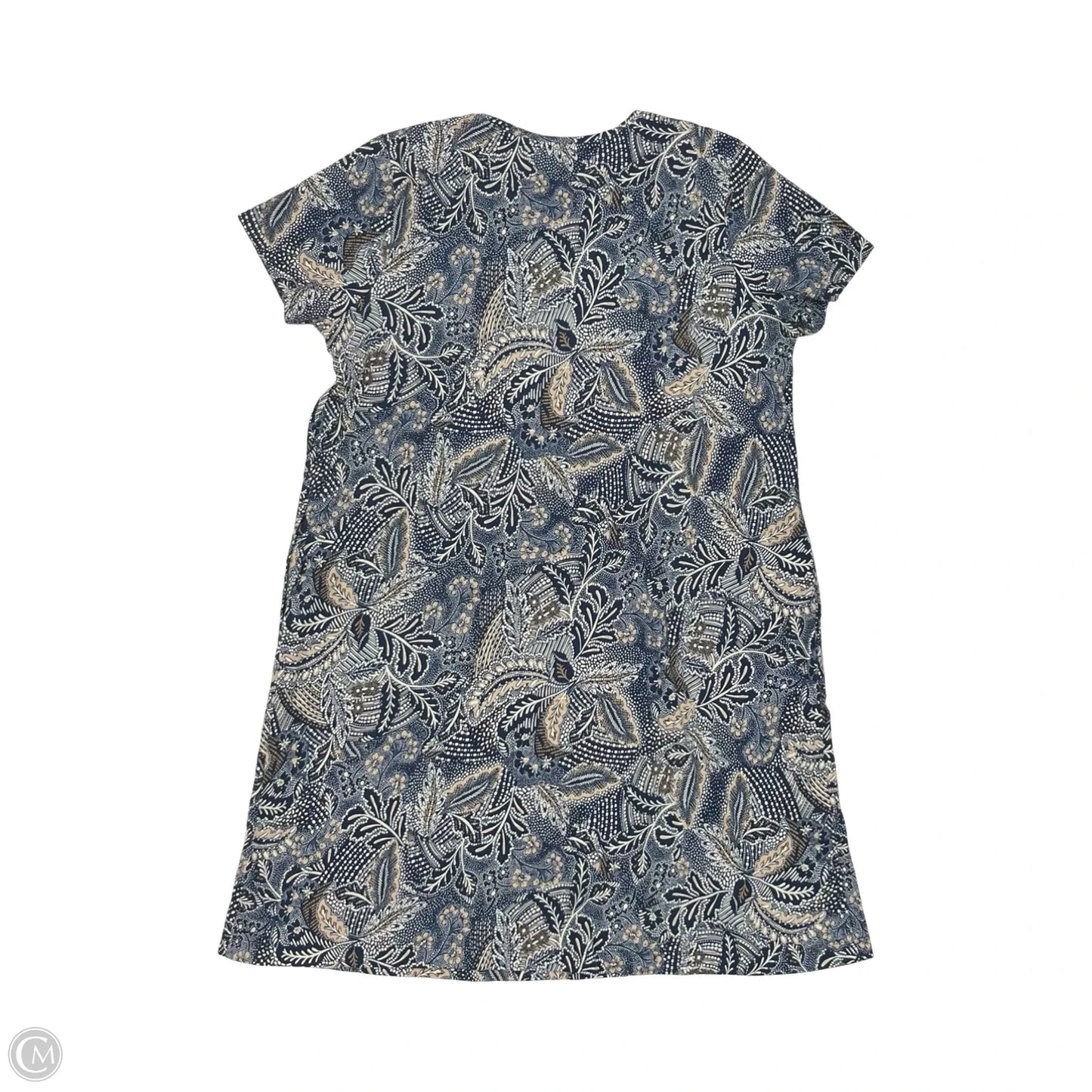 Dress Casual Short By J. Jill In Blue & Tan, Size: M