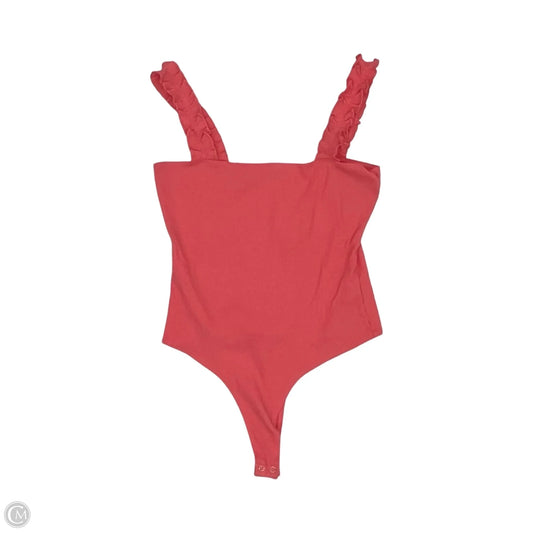 Bodysuit By Double Zero In Coral, Size: L