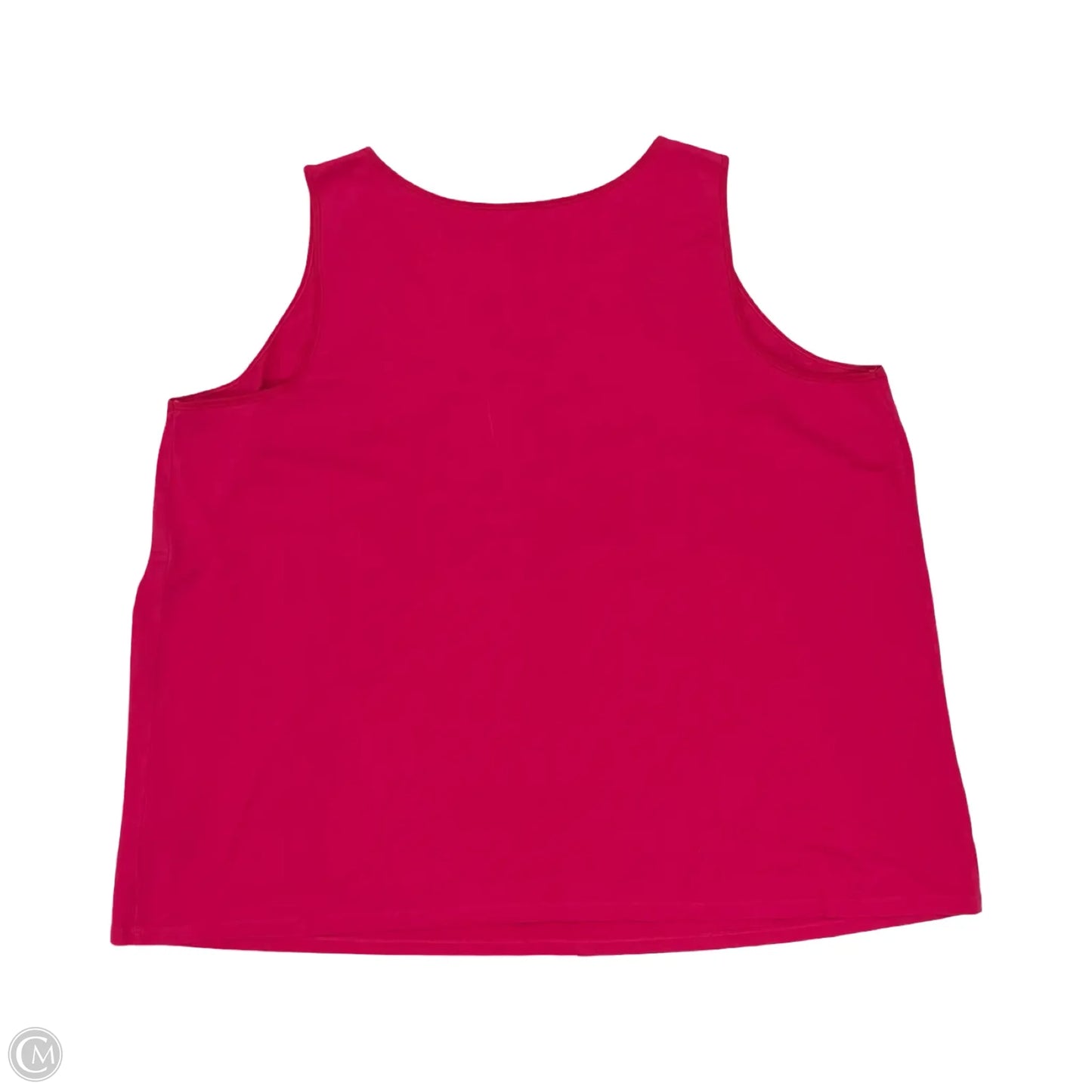 Top Sleeveless By Catherines In Pink, Size: 4x