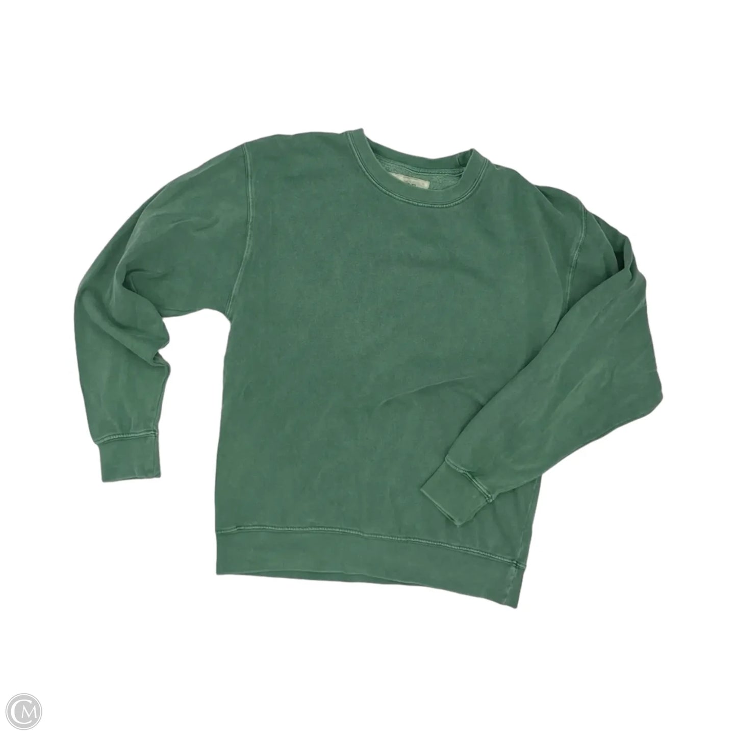 Sweatshirt Crewneck By Clothes Mentor In Green, Size: S