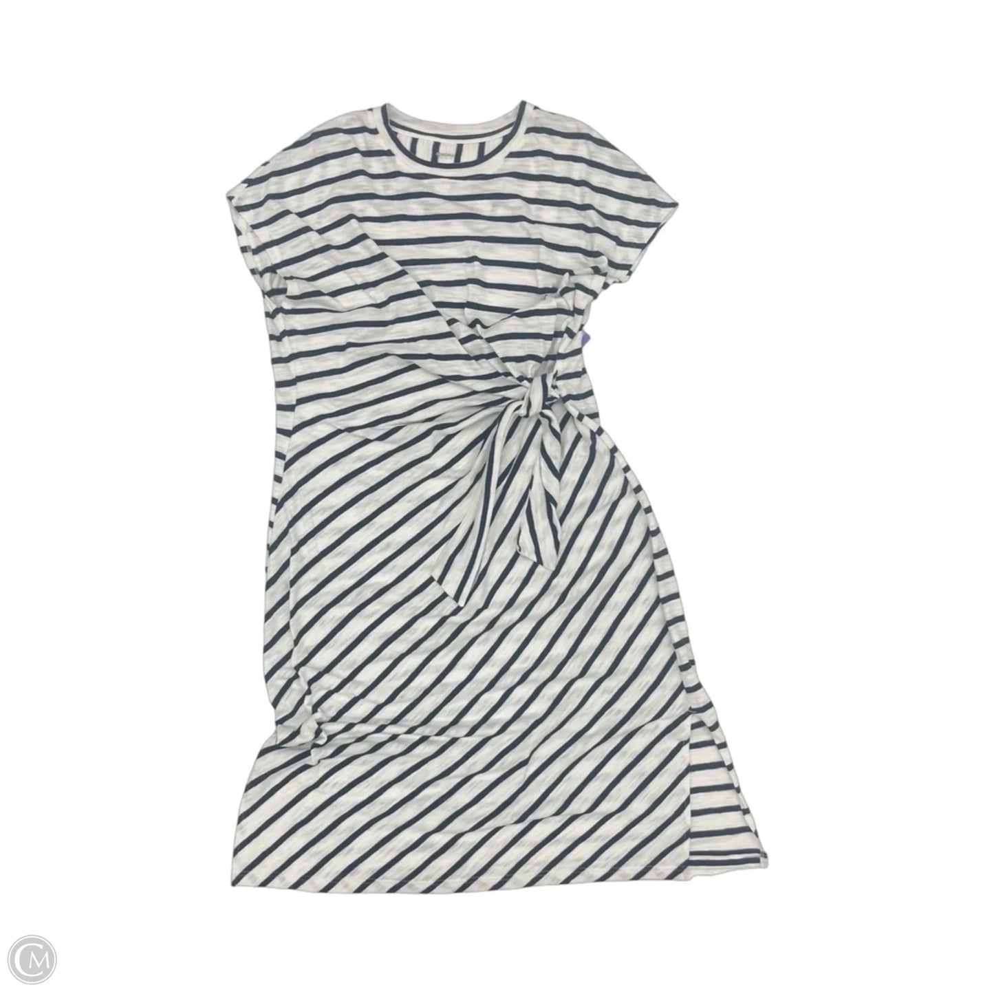 Dress Casual Midi By Sonoma In Blue & White, Size: Xl