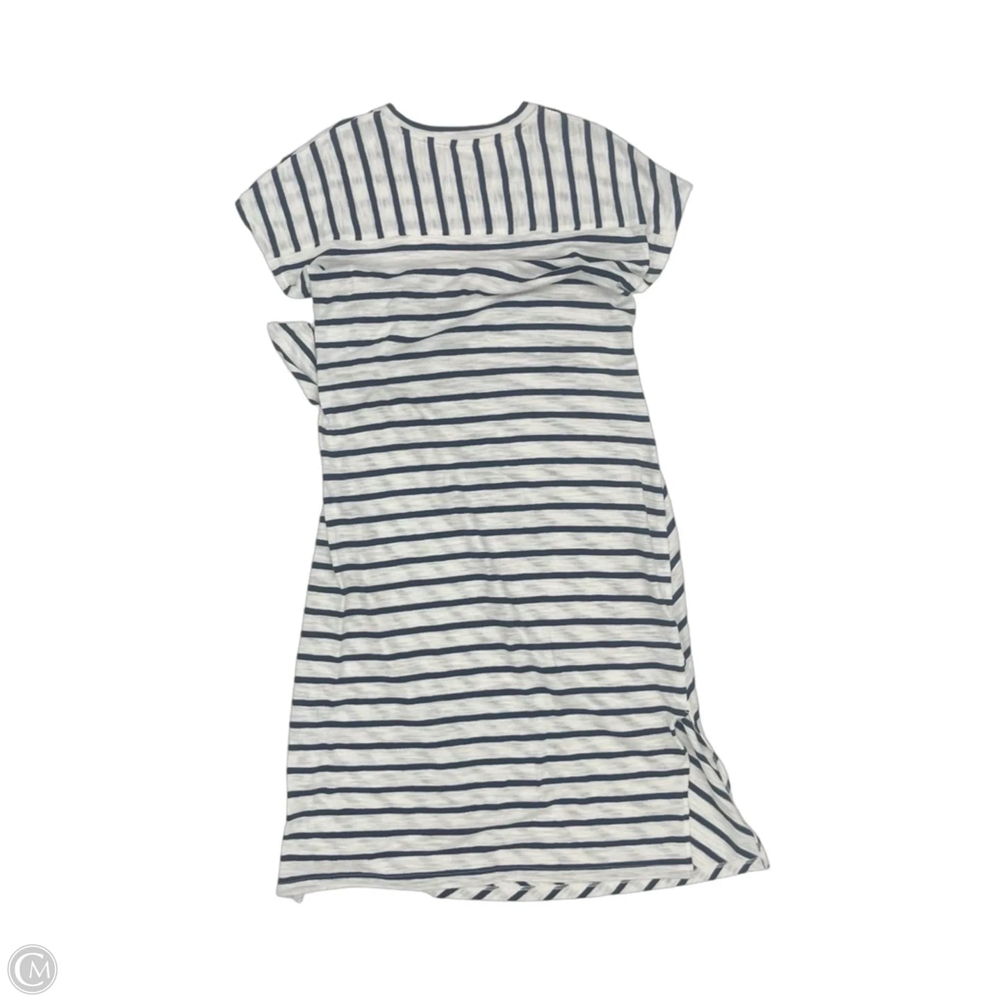 Dress Casual Midi By Sonoma In Blue & White, Size: Xl