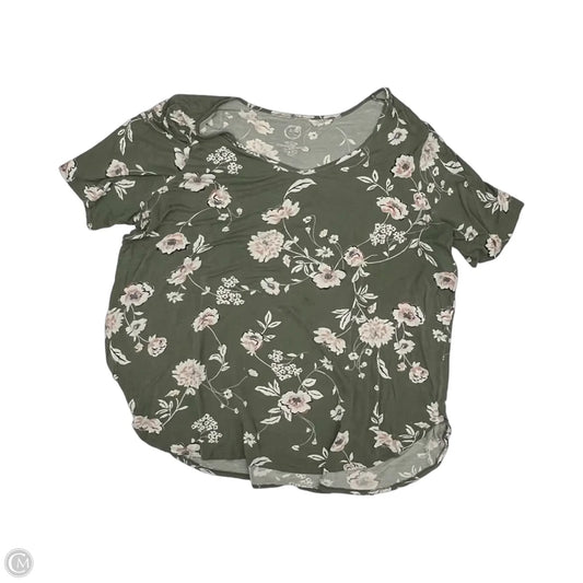 Top Short Sleeve By Maurices In Green, Size: 3x