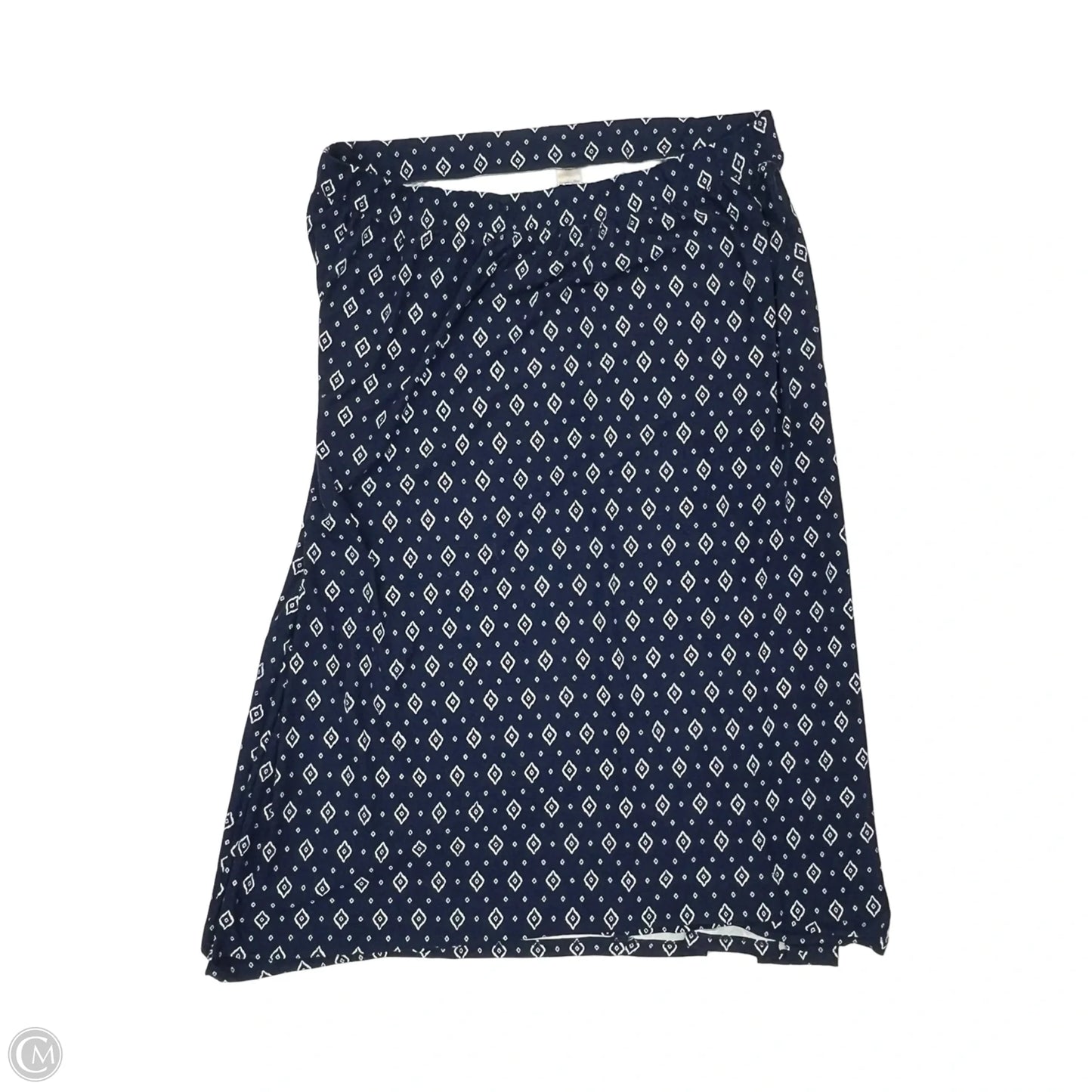 Skirt Maxi By Terra & Sky In Blue, Size: 3x