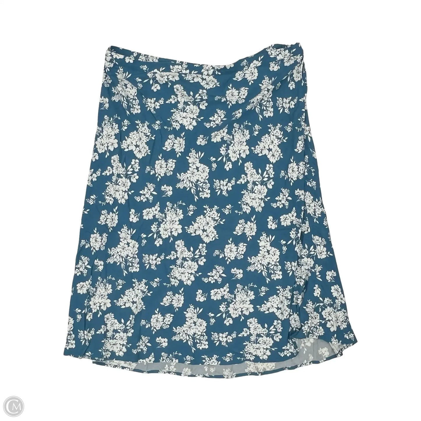 Skirt Maxi By Old Navy In Blue & White, Size: 3x