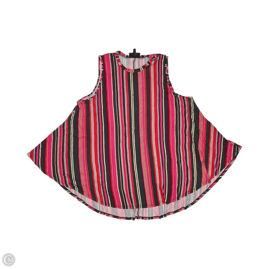 Top Sleeveless By Lane Bryant In Multi-colored, Size: 3x
