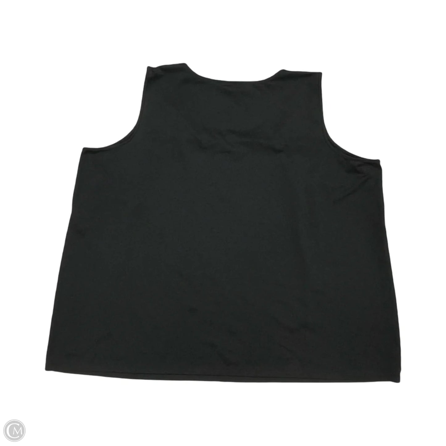 Blouse Sleeveless By Catherines In Black, Size: 4x