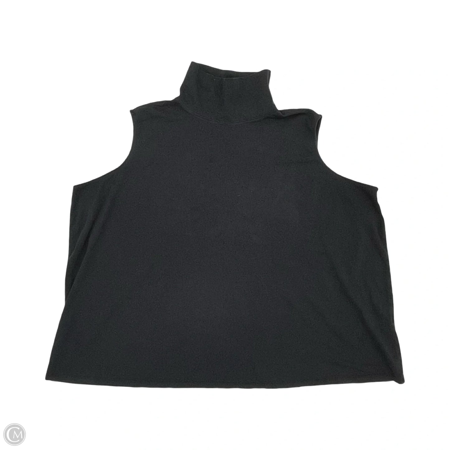 Top Sleeveless By Catherines In Black, Size: 4x