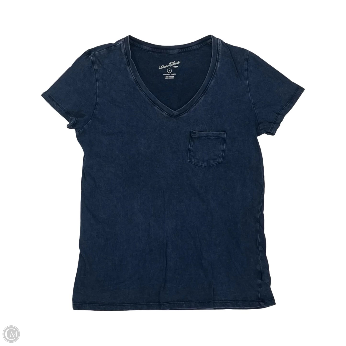 Top Short Sleeve Basic By Universal Thread In Blue, Size: S