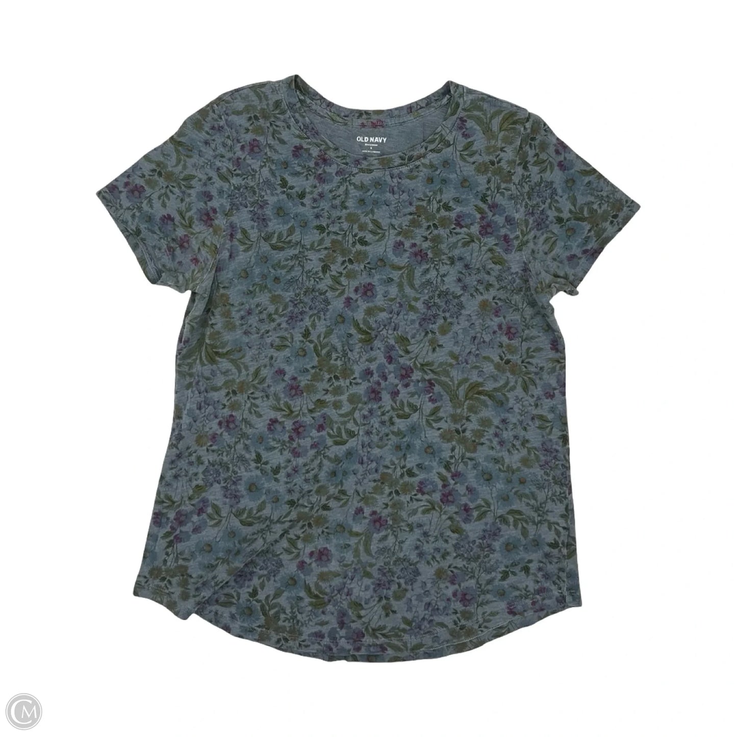 Top Short Sleeve By Old Navy In Grey, Size: S