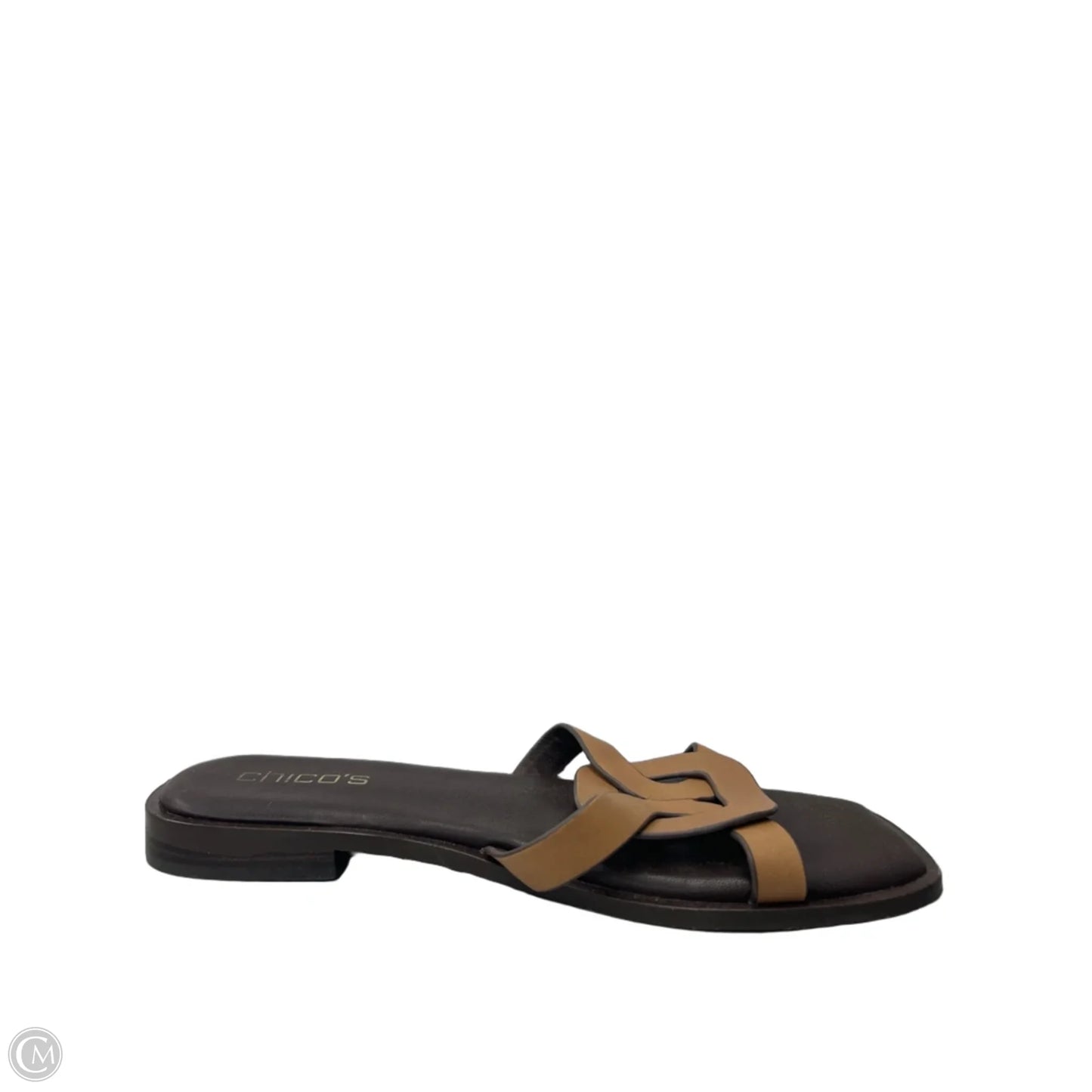 Sandals Flats By Chicos In Brown, Size: 7.5