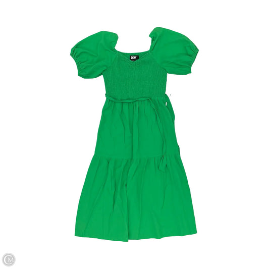 Dress Casual Midi By Dkny In Green, Size: 6