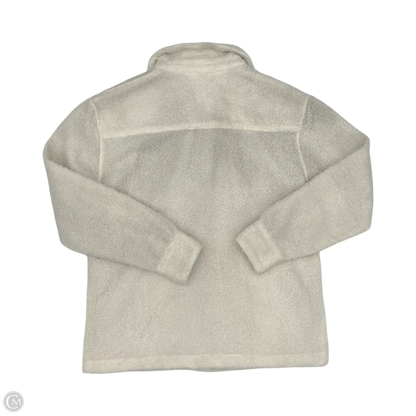 Jacket Faux Fur & Sherpa By Clothes Mentor In Cream, Size: S