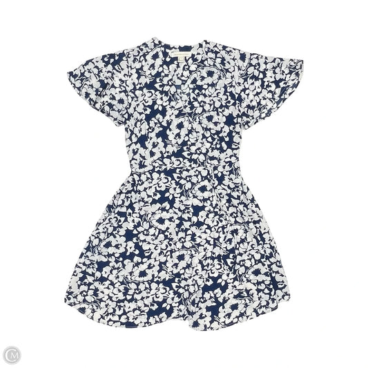 Dress Party Short By Monteau In Blue & White, Size: L