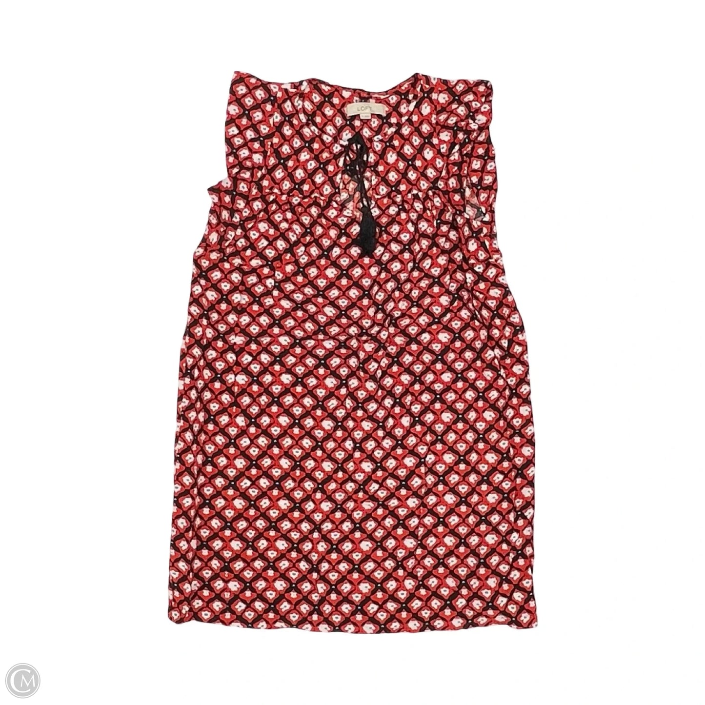 Dress Casual Short By Loft In Red, Size: S