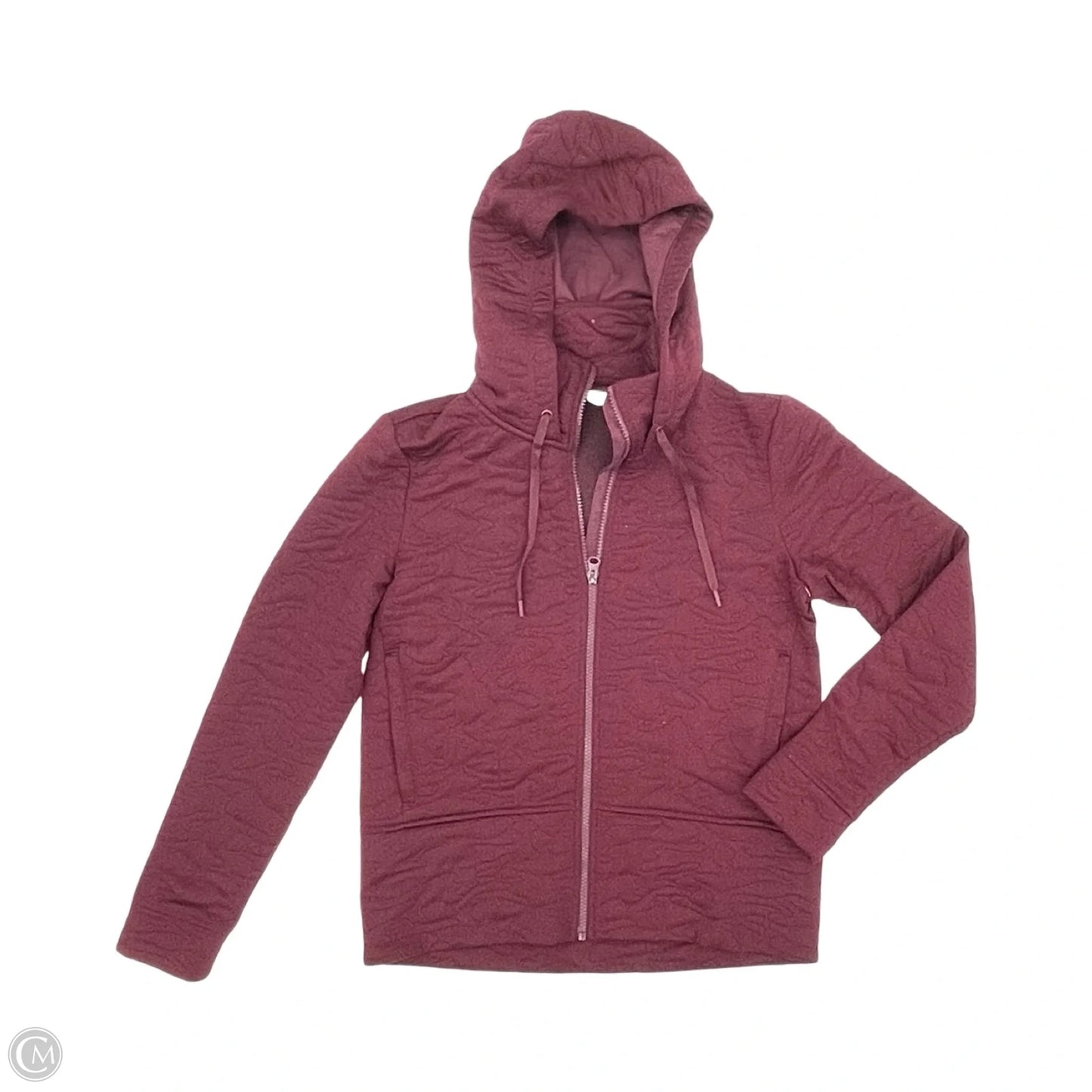 Sweatshirt Hoodie By Dsg Outerwear In Maroon, Size: Xs