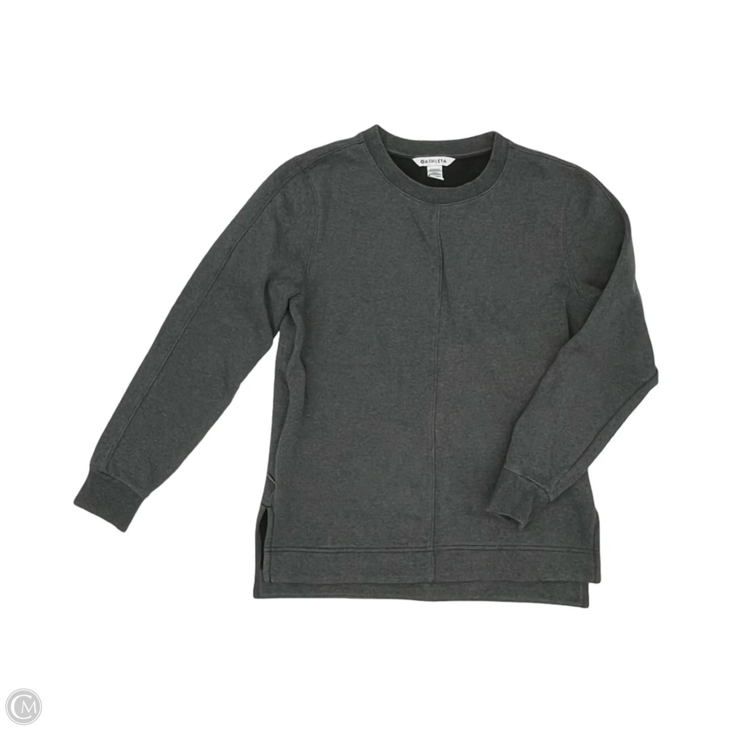 Athletic Sweatshirt Crewneck By Athleta In Grey, Size: Xs