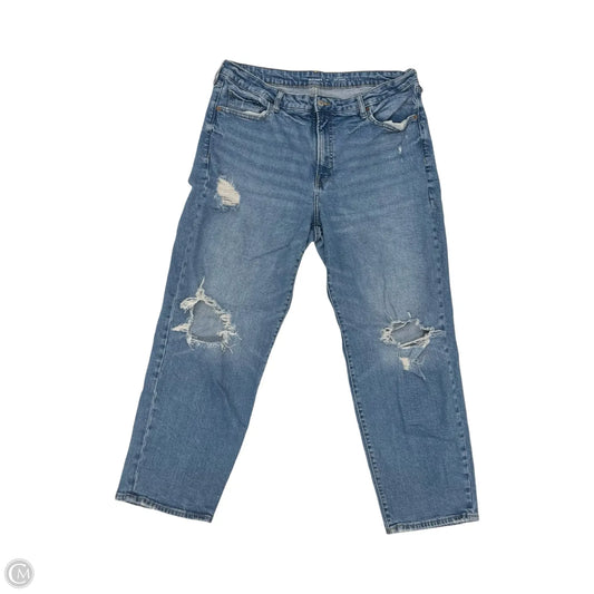 Jeans Straight By Old Navy In Blue Denim, Size: 18