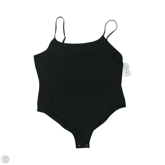 Bodysuit By Time And Tru In Black, Size: 3x