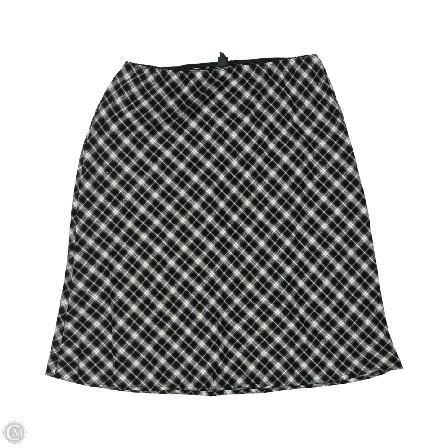 Skirt Midi By Wild Fable In Black & White, Size: Xxl