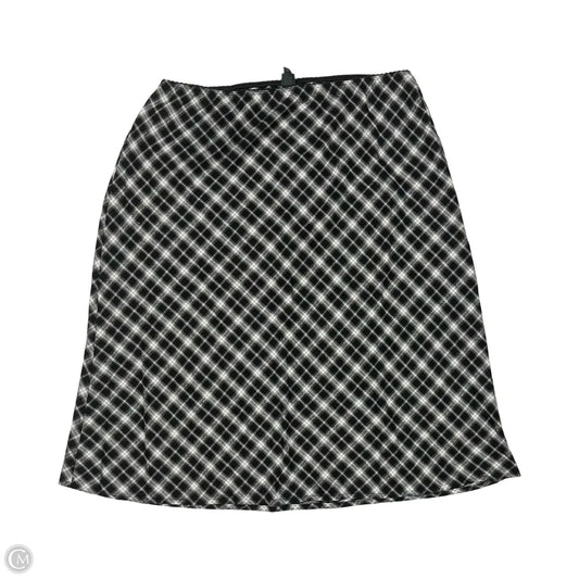 Skirt Midi By Wild Fable In Black & White, Size: Xxl