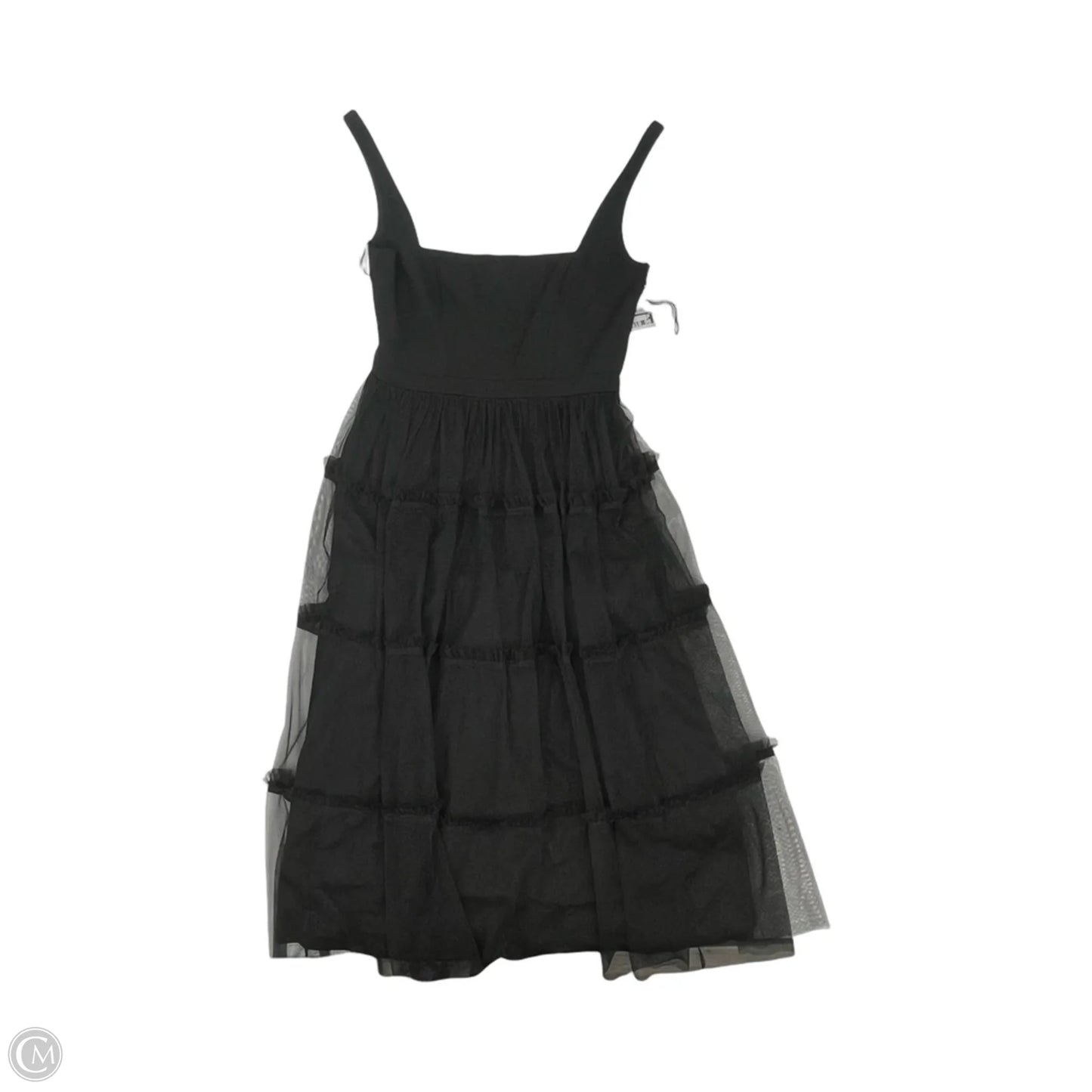 Dress Party Midi By Adrianna Papell In Black, Size: 8