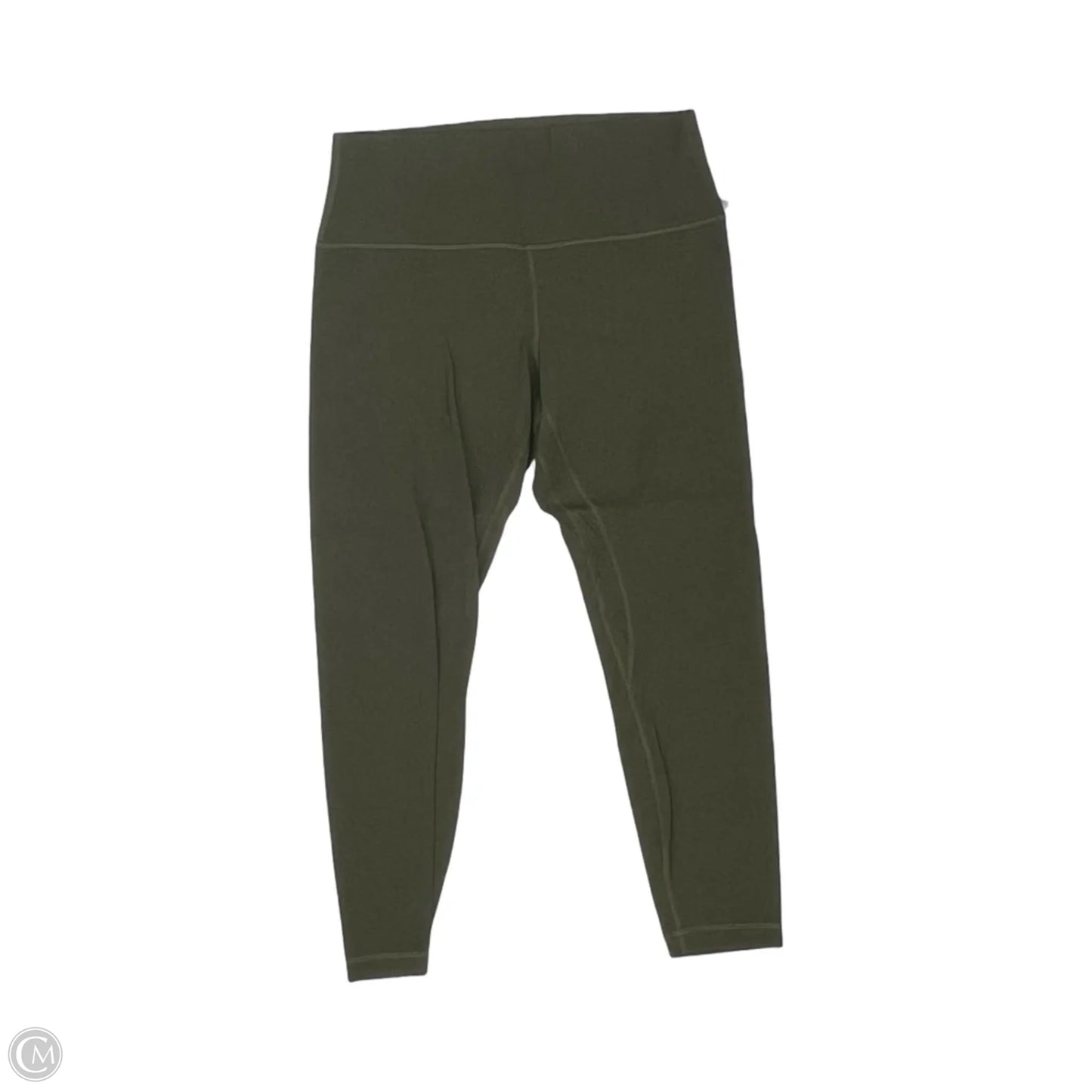 Athletic Leggings By Lululemon In Green, Size: L