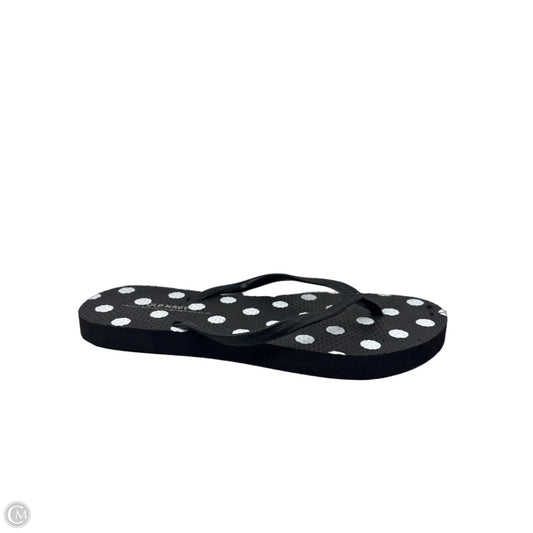 Sandals Flip Flops By Old Navy In Black & White, Size: 6