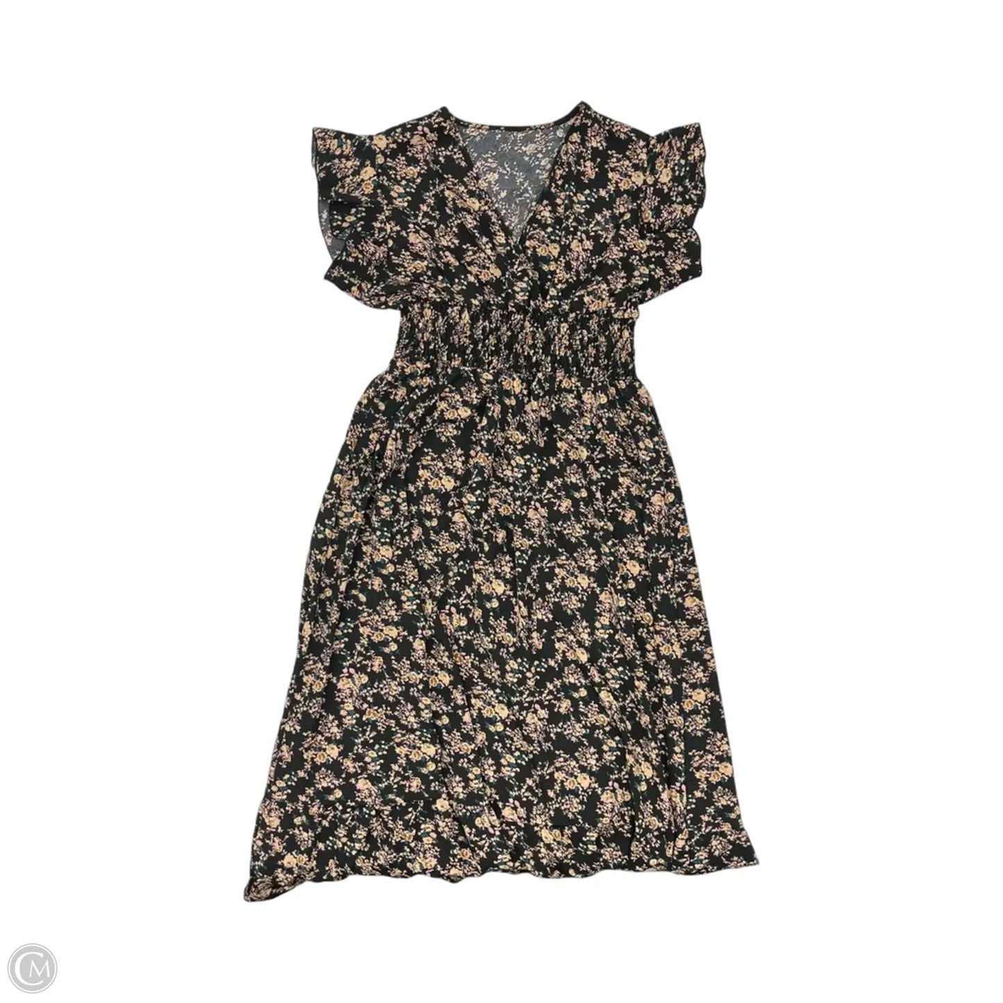 Dress Party Long By Cme In Floral Print, Size: 2x