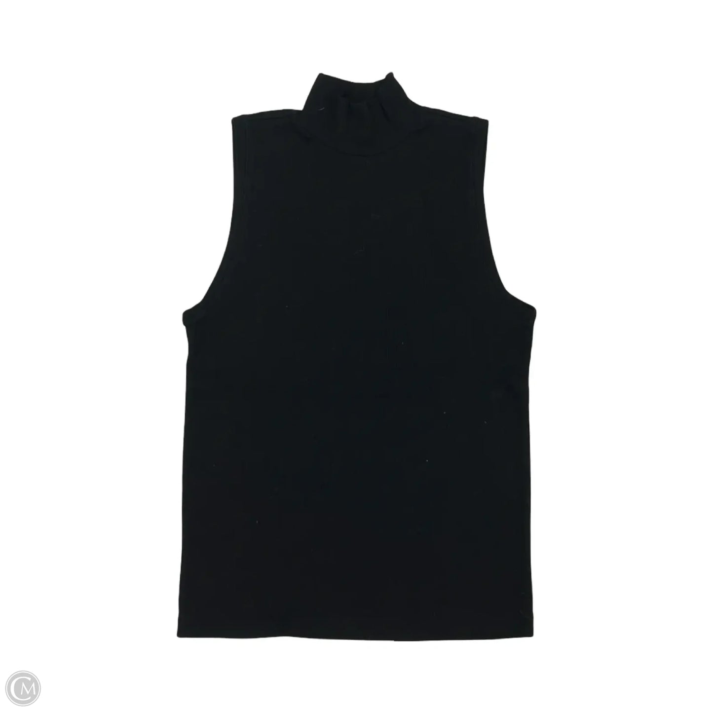 Top Sleeveless By Loft In Black, Size: L