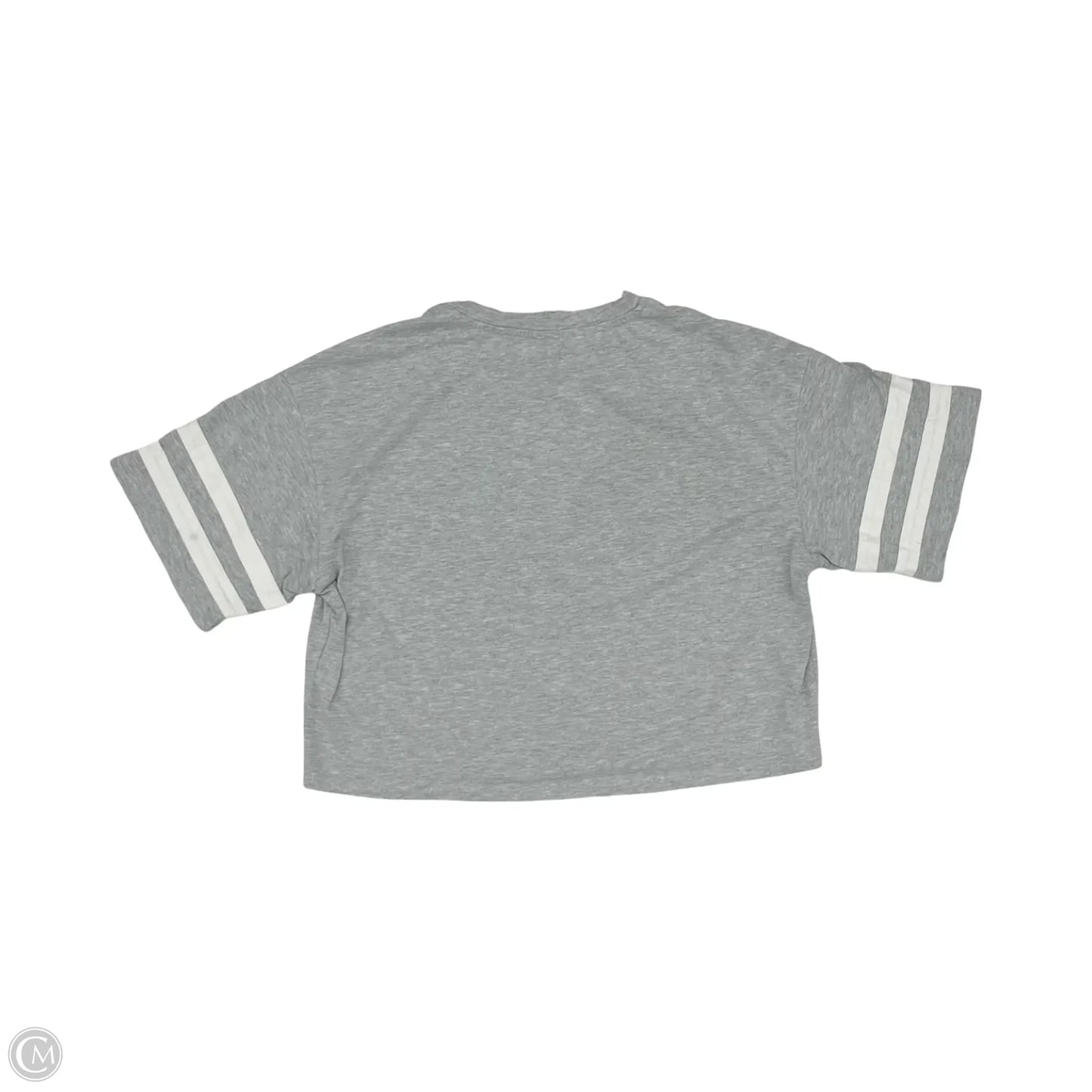 Athletic Top Short Sleeve By Clothes Mentor In Grey, Size: L