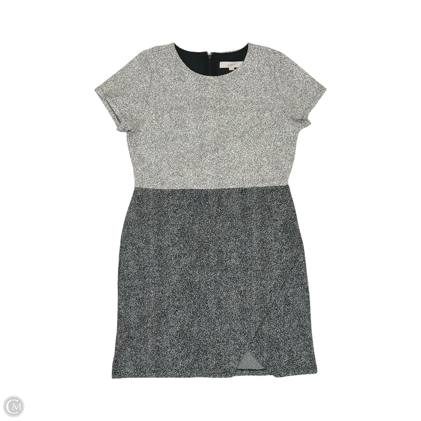 Dress Work By Loft In Grey, Size: 12