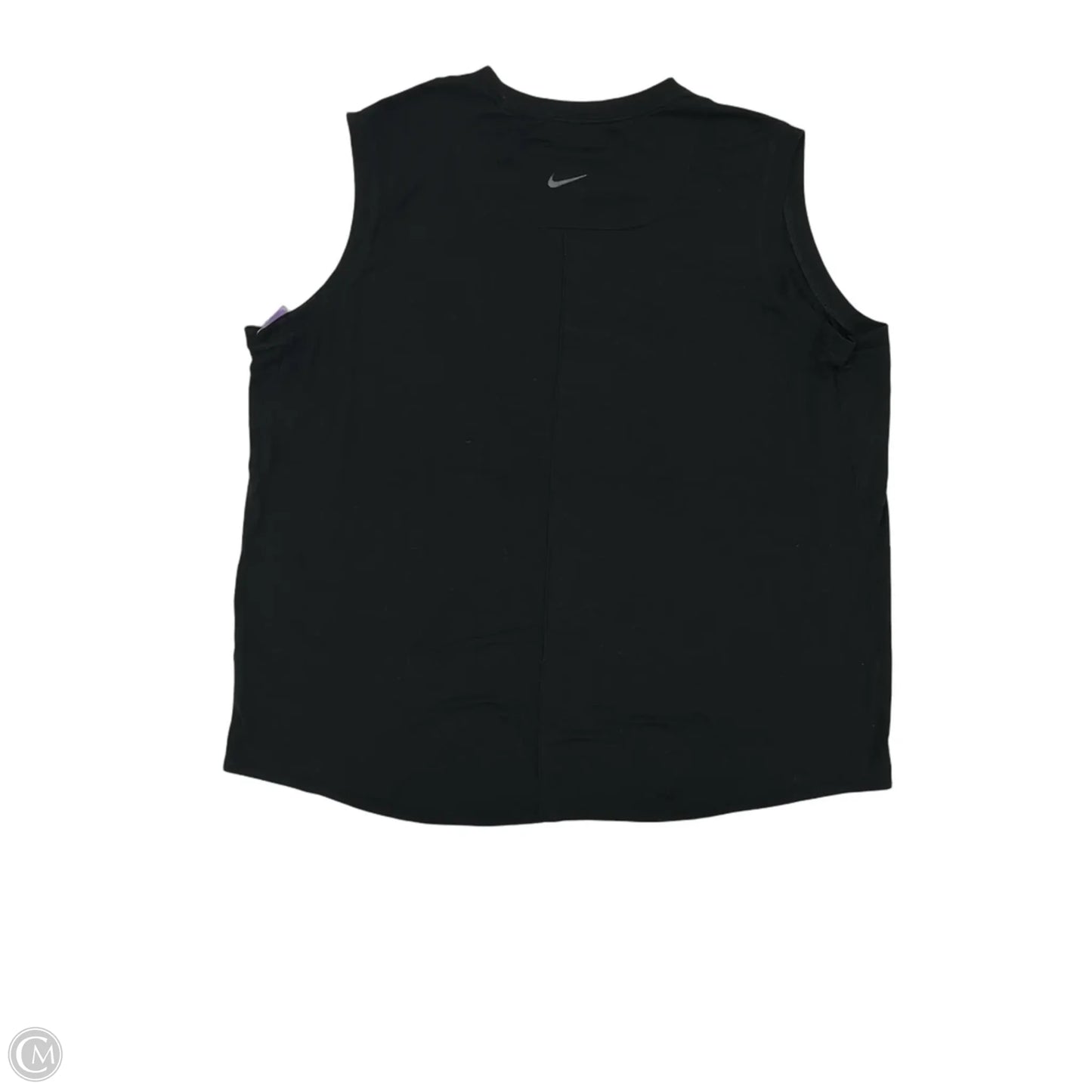 Athletic Tank Top By Nike In Black, Size: Xl