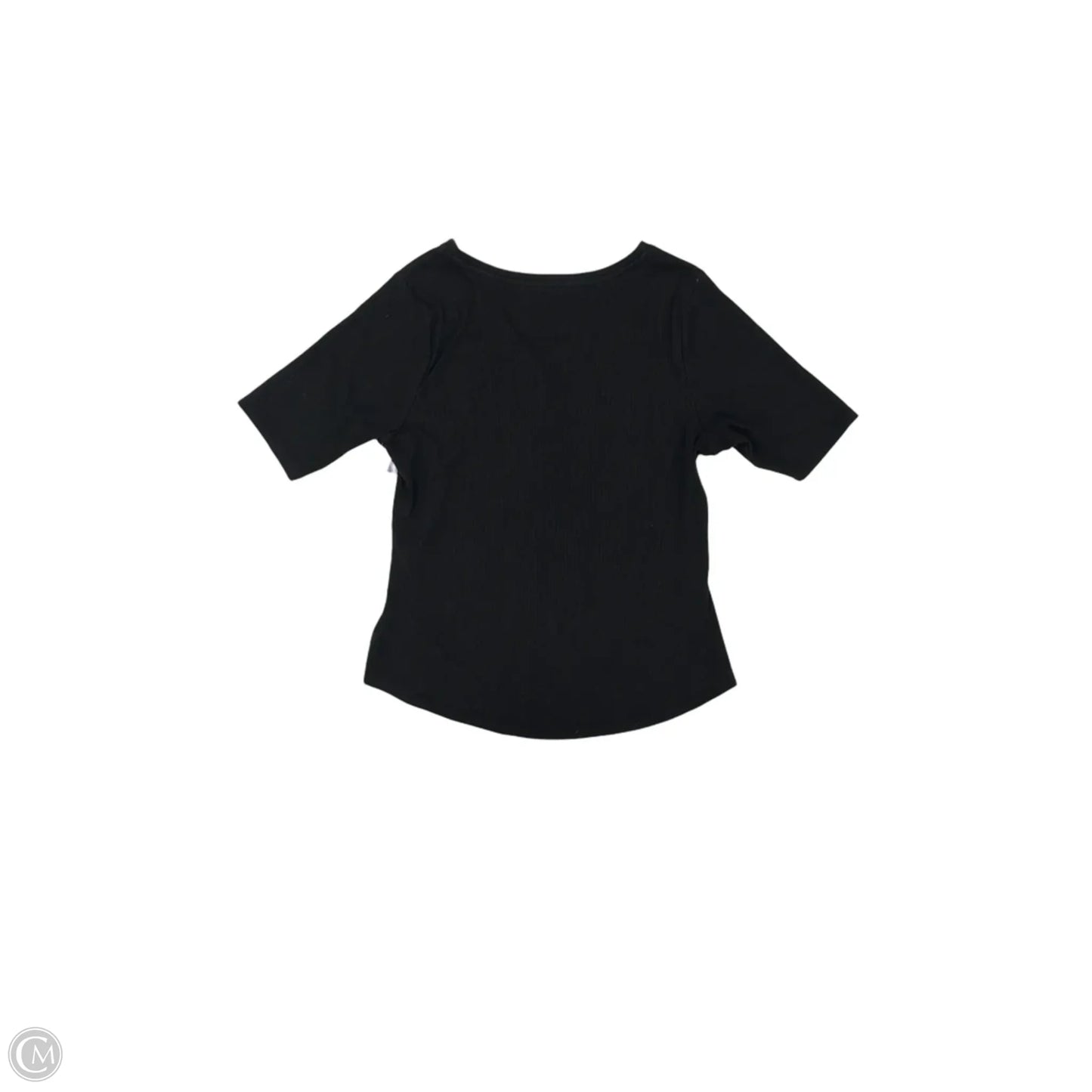 Top Short Sleeve By Sonoma In Black, Size: Xl