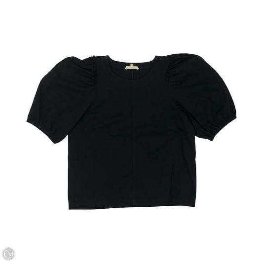 Top Short Sleeve By Madewell In Black, Size: L
