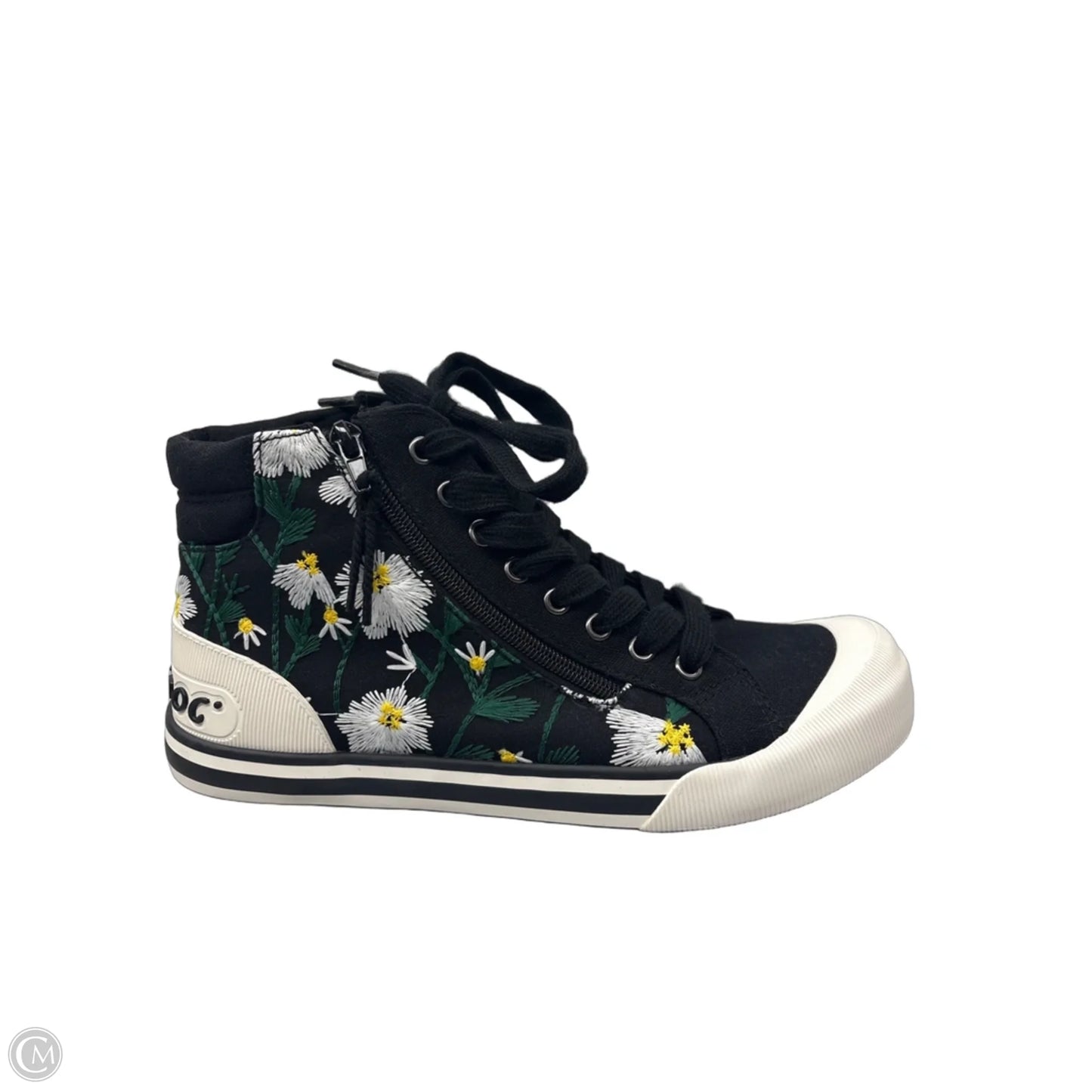 Shoes Sneakers By Rocket Dogs In Floral Print, Size: 9