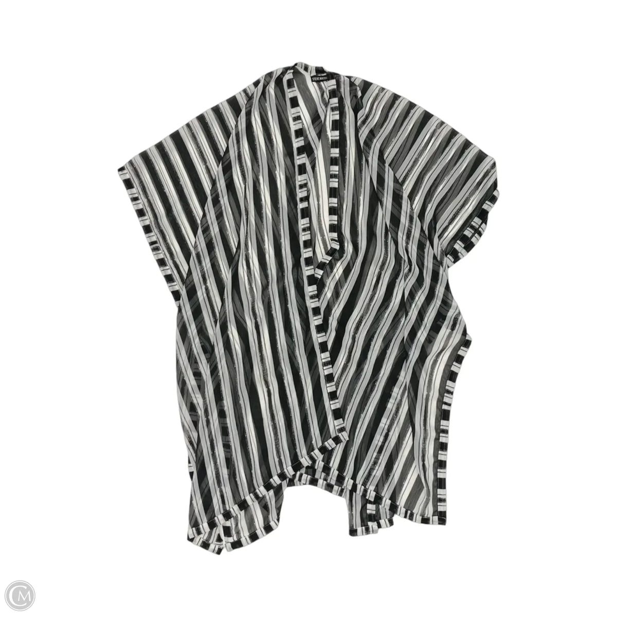 Kimono By Steve Madden In Black & White, Size: Os